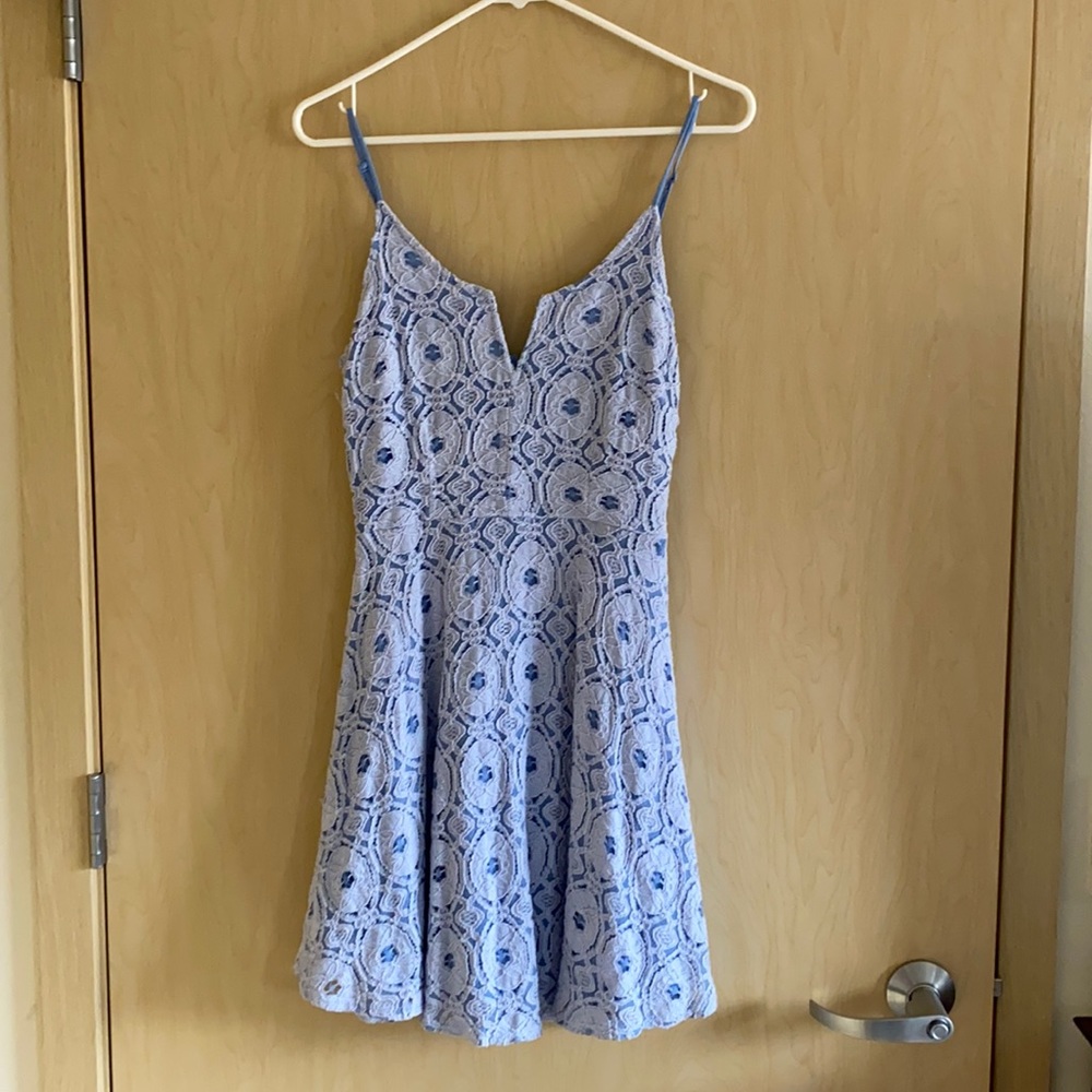 Light blue mini dress